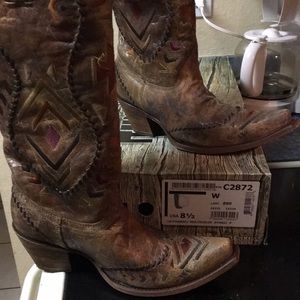 Corral multicolor ethnic boots